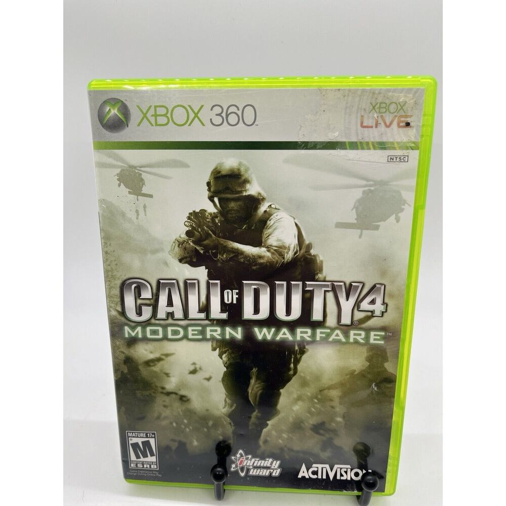 Call of Duty 4 Modern Warfare (Xbox 360, 2007) CIB Complete w/Manual Tested
